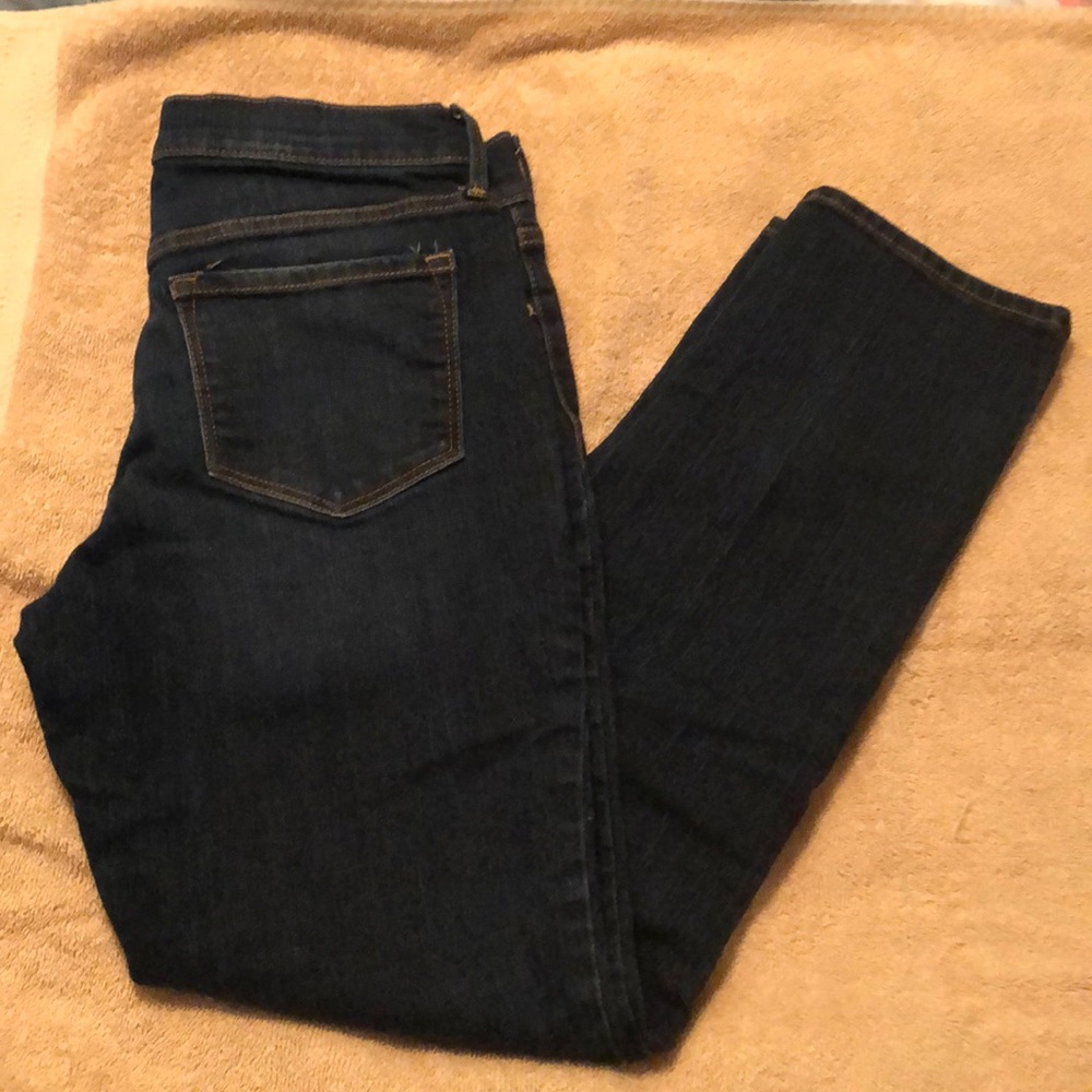 Old navy dark wash straight leg jeans